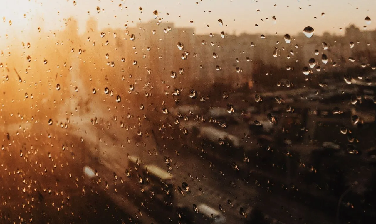 A imagem mostra um determinada &aacute;reas com chuva